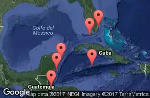 Miami, Florida, Navigazione, Cozumel, Messico, Costa Maya, Messico, St. Tomas De Castilla, Guatemala, George Town, Grand Cayman, Key West, Florida