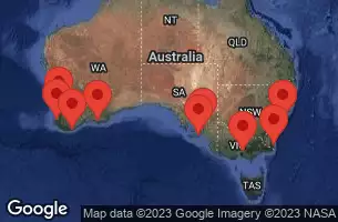 PERTH (FREMANTLE), AUSTRALIA, BUSSELTON, AUSTRALIA, ALBANY, AUSTRALIA, ESPERANCE - AUSTRALIA, AT SEA, ADELAIDE, AUSTRALIA, Kangaroo Isl, Penneshaw, Aus, EDEN, AUSTRALIA, Sydney, Australia, MELBOURNE, AUSTRALIA