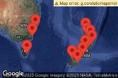 AUCKLAND, NEW ZEALAND, BAY OF ISLANDS, NEW ZEALAND, TAURANGA,NEW ZEALAND, NAPIER, NEW ZEALAND, WELLINGTON, NEW ZEALAND, NELSON, PICTON, NEW ZEALAND, CHRISTCHURCH, NEW ZEALAND, DUNEDIN, NEW ZEALAND, MILFORD SOUND, NEW ZEALAND, AT SEA, HOBART, TASMANIA, EDEN, AUSTRALIA, Sydney, Australia