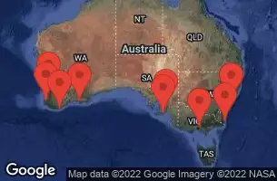 PERTH (FREMANTLE), AUSTRALIA, BUSSELTON, AUSTRALIA, ALBANY, AUSTRALIA, ESPERANCE - AUSTRALIA, AT SEA, ADELAIDE, AUSTRALIA, Kangaroo Isl, Penneshaw, Aus, EDEN, AUSTRALIA, Sydney, Australia, MELBOURNE, AUSTRALIA