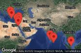 SINGAPORE, AT SEA, Hambantota, Sri Lanka, COLOMBO, SRI LANKA, COCHIN, INDIA, SAFAGA, EGYPT, AQABA, JORDAN, SUEZ CANAL (PASSAGE), ASHDOD, ISRAEL, HERAKLION (IRAKLION), CRETE, ATHENS (PIRAEUS), GREECE
