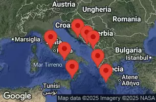 CELEBRITY ASCENT - trasa 10 nocy podróż z: CIVITAVECCHIA, ITALY w dniu 17/07/2026 - Civitavecchia, Italy, Sicily, Messina, Italy, AT SEA, KATAKOLON, GREECE, CORFU, GREECE, DUBROVNIK, CROATIA, SPLIT, CROATIA, BAR, MONTENEGRO, Naples, Capri, Italy