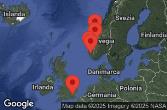 London, Southampton, England, AT SEA, STAVANGER, NORWAY, FLAM, NORWAY, GEIRANGER, NORWAY, Haugesund, Norway