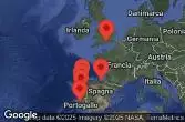 SOUTHAMPTON, ENGLAND, AT SEA, VIGO, SPAIN, LISBON, PORTUGAL, PORTO, PORTUGAL, LA CORUÑA, SPAIN, BILBAO, SPAIN