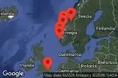 London, Southampton, England, AT SEA, Haugesund, Norway, MOLDE, NORWAY, TRONDHEIM, NORWAY, OLDEN, NORWAY, BERGEN, NORWAY