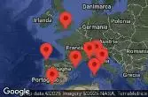SOUTHAMPTON, ENGLAND, AT SEA, SEVILLE (CADIZ), SPAIN, CAGLIARI, SARDINIA, ITALY, Civitavecchia, Italy, LA SPEZIA, ITALY, NICE (VILLEFRANCHE), FRANCE, BARCELONA, SPAIN, LA CORUÑA, SPAIN