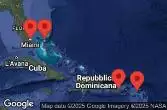 MIAMI, FLORIDA, AT SEA, PHILIPSBURG, ST. MAARTEN, SAN JUAN, PUERTO RICO, PERFECT DAY COCOCAY, BAHAMAS