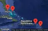 MIAMI, FLORIDA, NASSAU, BAHAMAS, AT SEA, TORTOLA, BRITISH VIRGIN ISLANDS, ST. JOHNS, ANTIGUA