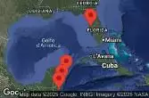 TAMPA, FLORIDA, AT SEA, COZUMEL, MEXICO, COSTA MAYA, MEXICO, BELIZE CITY, BELIZE