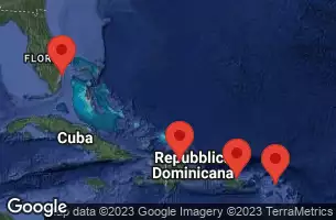 FORT LAUDERDALE, FLORIDA, AT SEA, PUERTO PLATA, DOMINICAN REP, SAN JUAN, PUERTO RICO, PHILIPSBURG, ST. MAARTEN