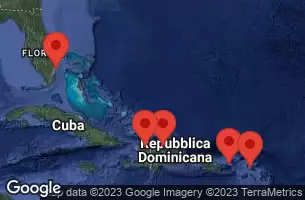 FORT LAUDERDALE, FLORIDA, AT SEA, LABADEE, HAITI, PUERTO PLATA, DOMINICAN REP, CHARLOTTE AMALIE, ST. THOMAS, PHILIPSBURG, ST. MAARTEN