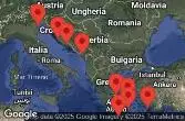 VENICE (RAVENNA), ITALY, AT SEA, ZADAR, CROATIA, SPLIT, CROATIA, KOTOR, MONTENEGRO, MYKONOS, GREECE, SANTORINI, GREECE, RHODES, GREECE, CHANIA (SOUDA), CRETE, GREECE, ATHENS (PIRAEUS), GREECE