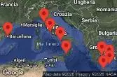 BARCELONA, SPAIN, AT SEA, Florence, Pisa, La Spezia, Italy, Civitavecchia, Italy, Naples, Capri, Italy, Sicily, Messina, Italy, Chania, Souda, Crete, Greece, MYKONOS, GREECE, SANTORINI, GREECE, Athens, Piraeus, Greece
