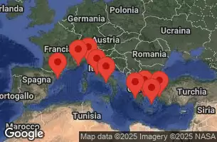 CELEBRITY ECLIPSE - trasa 11 nocy podróż z: BARCELONA, SPAIN w dniu 07/09/2026 - BARCELONA, SPAIN, AT SEA, Nice, Villefranche, France, Florence, Pisa, La Spezia, Italy, Civitavecchia, Italy, Naples, Capri, Italy, KATAKOLON, GREECE, Ephesus, Kusadasi, Turkey, SANTORINI, GREECE, Athens, Piraeus, Greece