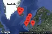 AMSTERDAM, HOLLAND, AT SEA, CORK, IRELAND, BELFAST, NORTHERN IRELAND, REYKJAVIK, ICELAND, ISAFJORDUR, ICELAND, AKUREYRI, ICELAND, LERWICK, SHETLAND, SCOTLAND, INVERNESS, LOCH NESS SCOTLAND