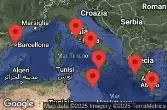 BARCELONA, SPAIN, AT SEA, VALLETTA, MALTA, CHANIA (SOUDA), CRETE, GREECE, KATAKOLON, GREECE, SICILY (MESSINA), ITALY, NAPLES, CAPRI, ITALY, Civitavecchia, Italy