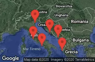 VENICE, ITALY, SPLIT CROATIA, KOTOR, MONTENEGRO, CORFU, GREECE, AT SEA, NAPLES/CAPRI, ITALY, Civitavecchia, Italy