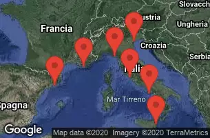 VENICE, ITALY, AT SEA, CATANIA,SICILY,ITALY, NAPLES/CAPRI, ITALY, Civitavecchia, Italy, LA SPEZIA, ITALY, PROVENCE (TOULON), FRANCE, BARCELONA, SPAIN