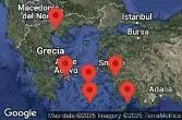 ATHENS (PIRAEUS), GREECE, AT SEA, EPHESUS (KUSADASI), TURKEY, SANTORINI, GREECE, RHODES, GREECE, MYKONOS, GREECE, THESSALONIKI, GREECE