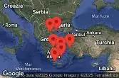 ATHENS (PIRAEUS), GREECE, CHANIA (SOUDA), CRETE, GREECE, SANTORINI, GREECE, EPHESUS (KUSADASI), TURKEY, MYKONOS, GREECE, AT SEA, KAVALA, GREECE, THESSALONIKI, GREECE