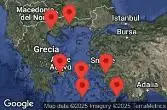 ATHENS (PIRAEUS), GREECE, AT SEA, RHODES, GREECE, EPHESUS (KUSADASI), TURKEY, SANTORINI, GREECE, MYKONOS, GREECE, KAVALA, GREECE, THESSALONIKI, GREECE