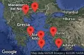 Athens, Piraeus, Greece, KAVALA, GREECE, Thessaloniki, Greece, AT SEA, MYKONOS, GREECE, RHODES, GREECE, Ephesus, Kusadasi, Turkey, SANTORINI, GREECE