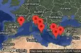 BARCELONA, SPAIN, AT SEA, Civitavecchia, Italy, Amalfi Coast, Salerno, Italy, Sicily, Messina, Italy, RHODES, GREECE, HERACLION, CRETE, GREECE, Athens, Piraeus, Greece
