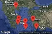 Athens, Piraeus, Greece, AT SEA, Thessaloniki, Greece, RHODES, GREECE, Ephesus, Kusadasi, Turkey, SANTORINI, GREECE, HYDRA, GREECE, MYKONOS, GREECE