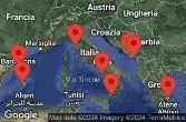 ATHENS (PIRAEUS), GREECE, AT SEA, KOTOR, MONTENEGRO, DUBROVNIK, CROATIA, SICILY (MESSINA), ITALY, NAPLES/CAPRI, ITALY, FLORENCE/PISA(LIVORNO),ITALY, PALMA DE MALLORCA, SPAIN, BARCELONA, SPAIN