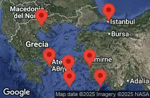 CELEBRITY INFINITY - trasa 11 nocy podróż z: ATHENS, PIRAEUS, GREECE w dniu 11/05/2026 - Athens, Piraeus, Greece, AT SEA, Thessaloniki, Greece, ISTANBUL, TURKEY, Ephesus, Kusadasi, Turkey, RHODES, GREECE, SANTORINI, GREECE, MYKONOS, GREECE