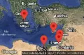 ATHENS (PIRAEUS), GREECE, AT SEA, ALEXANDRIA, EGYPT, LIMASSOL, CYPRUS, ASHDOD, ISRAEL, HAIFA, ISRAEL
