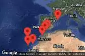 BARCELONA, SPAIN, AT SEA, LANZAROTE, CANARY ISLANDS, TENERIFE, CANARY ISLANDS, MADEIRA (FUNCHAL), PORTUGAL, CASABLANCA, MOROCCO, TANGIER, MOROCCO, MALAGA, SPAIN