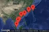 SINGAPORE, AT SEA, HO CHI MINH(PHU MY) - VIETNAM, NHA TRANG, VIETNAM, HONG KONG, CHINA, TAIPEI(KEELUNG),TAIWAN,CHINA, KAGOSHIMA, JAPAN, TOKYO (YOKOHAMA), JAPAN