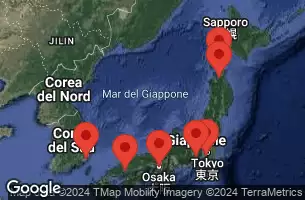 TOKYO (YOKOHAMA), JAPAN, AT SEA, KYOTO (OSAKA), JAPAN, HIROSHIMA, JAPAN, BUSAN, SOUTH KOREA, AOMORI - JAPAN, HAKODATE -  JAPAN, MT FUJI (SHIMIZU) -  JAPAN