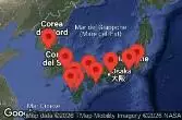 TOKYO, JAPAN, Mount Fuji, Shimizu, Japan, AT SEA, Kyoto, Osaka, Japan, KOCHI,  JAPAN, HIROSHIMA, JAPAN, Nagasaki, Japan, KUMAMOTO, JAPAN, FUKUOKA, JAPAN, BUSAN, SOUTH KOREA, Seoul, Incheon, South Korea
