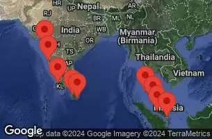 CELEBRITY MILLENIUM - trasa 14 nocy podróż z: SINGAPORE w dniu 12/11/2025 - SINGAPORE, PORT KELANG, MALAYSIA, PENANG, MALAYSIA, PHUKET, THAILAND, AT SEA, Hambantota, Sri Lanka, COLOMBO, SRI LANKA, COCHIN, INDIA, GOA (MORMUGAO), INDIA, MUMBAI (BOMBAY), INDIA