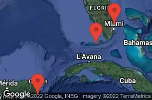 FORT LAUDERDALE, FLORIDA, KEY WEST, FLORIDA, AT SEA, COZUMEL, MEXICO