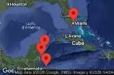 FORT LAUDERDALE, FLORIDA, AT SEA, COZUMEL, MEXICO, ROATAN, HONDURAS, COSTA MAYA, MEXICO