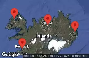 REYKJAVIK, ICELAND, AT SEA, DJUPIVOGUR -  ICELAND, SEYDISFJORDUR, ICELAND, AKUREYRI, ICELAND, ISAFJORDUR, ICELAND