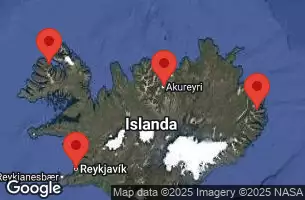 CELEBRITY SILHOUETTE - trasa 7 nocy podróż z: REYKJAVIK, ICELAND w dniu 18/07/2026 - REYKJAVIK, ICELAND, AT SEA, SEYDISFJORDUR, ICELAND, AKUREYRI, ICELAND, ISAFJORDUR, ICELAND