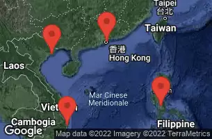 HONG KONG, CHINA, AT SEA, HANOI (HALONG BAY),VIETNAM, NHA TRANG, VIETNAM, MANILA, PHILLIPINES