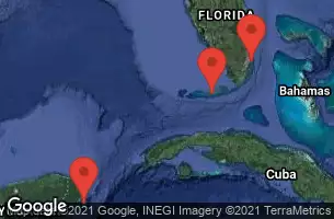 MIAMI, FLORIDA, KEY WEST, FLORIDA, AT SEA, COZUMEL, MEXICO