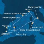 Spain, Italy, France, Balearic Islands