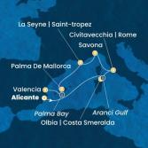 Spain, Italy, France, Balearic Islands