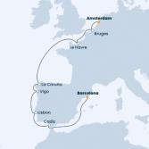 Netherlands, Belgium, France, Spain, Portugal