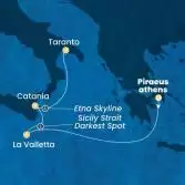 Greece, Malta, Italy