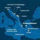 Greece, Montenegro, Croatia