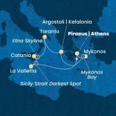Greece, Malta, Italy