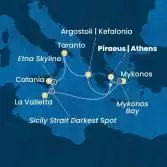 Greece, Malta, Italy