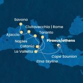 Greece, Malta, Italy, Corsica (France)